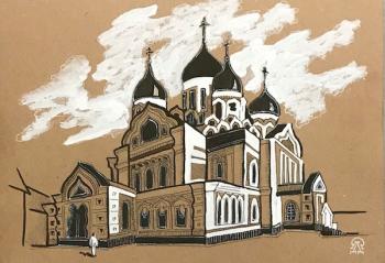 Orthodox Church (sketch). Lukaneva Larissa