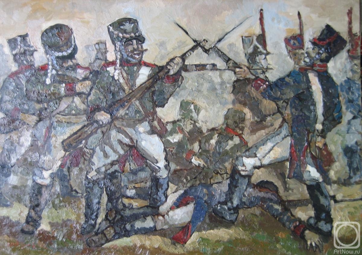 Rogov Vitaly. Borodino August 1812. Glory to the Russian soldier! (plot 2)