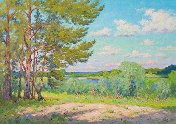 Painting On the banks of the Dnieper. Alexandrovsky Alexander
