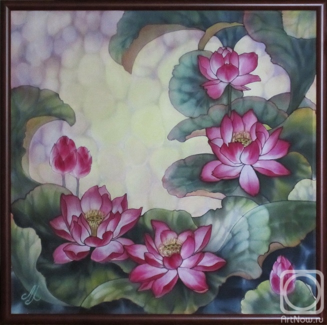 Mavrycheva Lubov. Pink lotuses