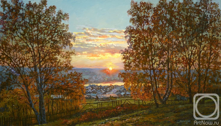 Panov Eduard. At sunset of the day