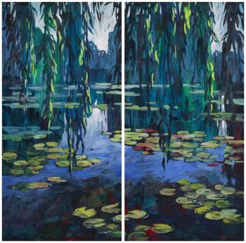 Silent smooth surface (diptych)