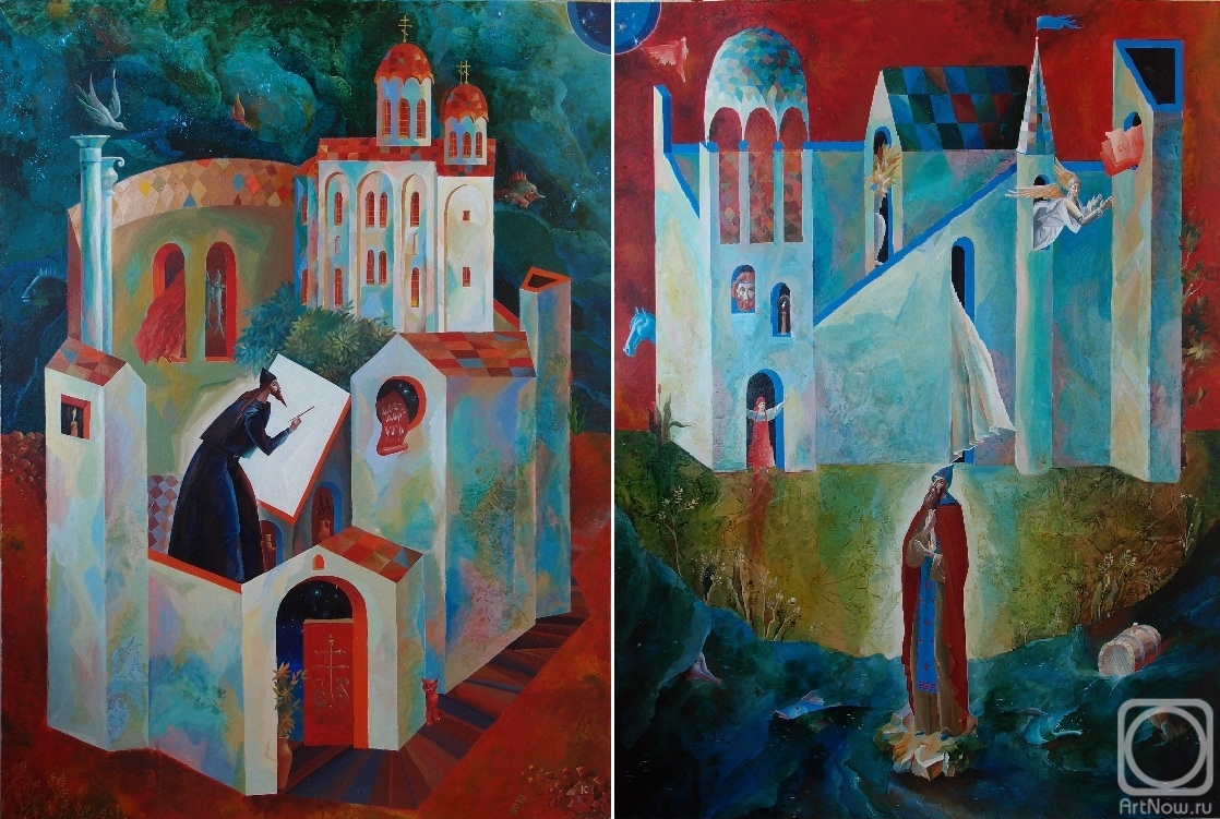 Kutkovoy Victor. From other lands who came (diptych)