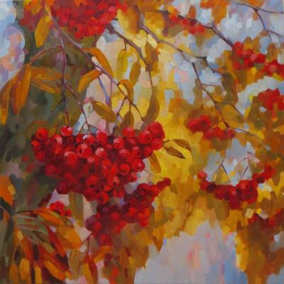 ...through branches and bunches of Rowan...