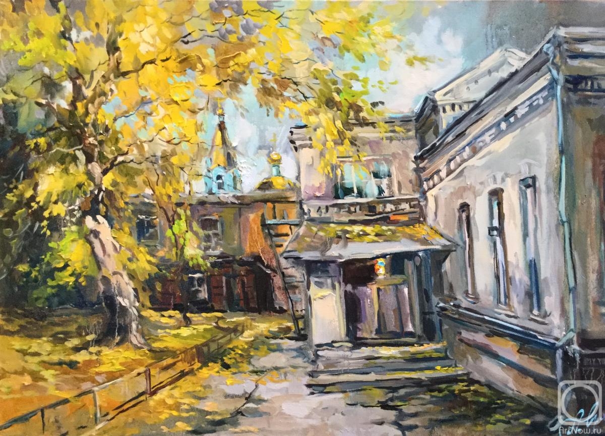 Charina Anna. The courtyard in the Middle Trekhgorny lane
