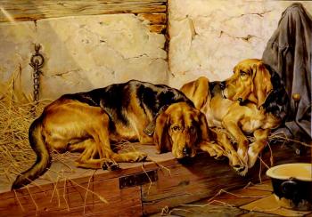 Lazy moments (copy by John Sargent Noble)