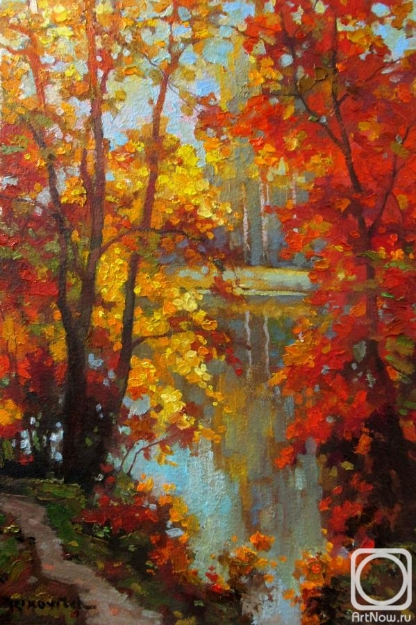 Volkov Sergey. Autumn by the pond