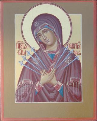Seven arrows icon of the Mother of God