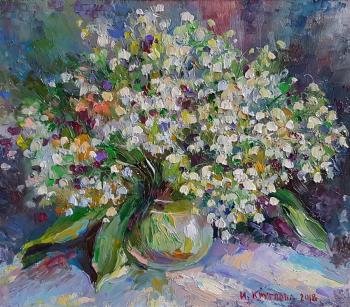 Lilies of the valley on the table. Kruglova Irina