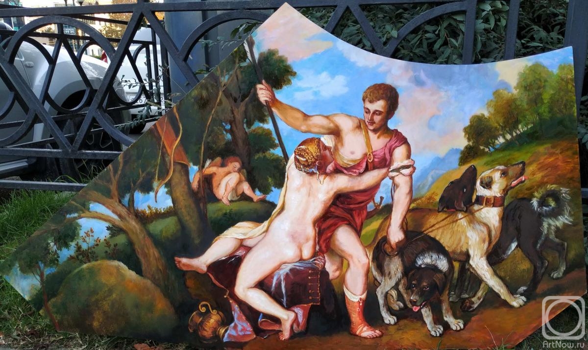 Simonova Olga. Titian's copy "Venus and Adonis"