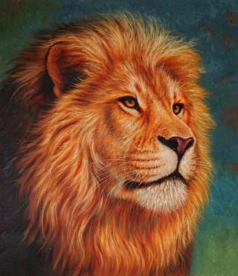 Painting Lion. Bruno Augusto