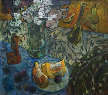 A series of "jazz Variations on the theme still life (the answer is Henri Matisse) number 11". Lisovskaya Svetlana