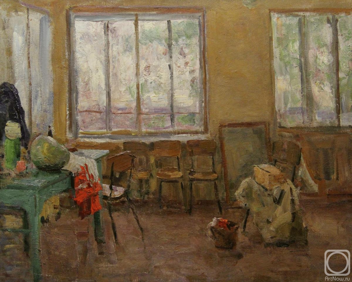 Gremitskikh Vladimir. Artist's studio in Akademicka