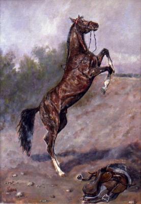 The young horse. Klenov Sergey