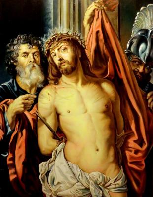 Christ in the crown of thorns (copy of Rubens)