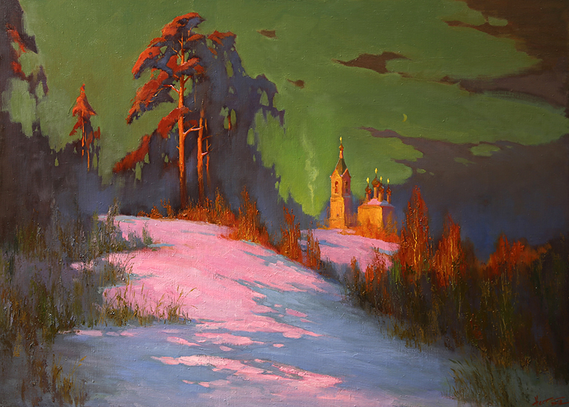 Nesterchuk Stepan. Sunset in Zhestylevo