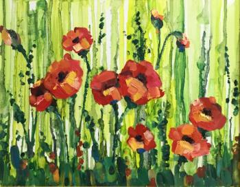 Poppies are small