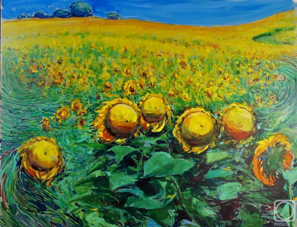 Petrova Elena. Sunflowers