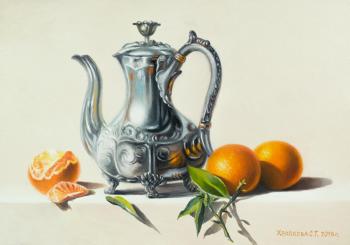 Still life with oranges. Khrapkova Svetlana