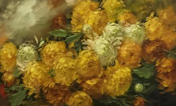 Chrysanthemums. Kurilovich Liudmila