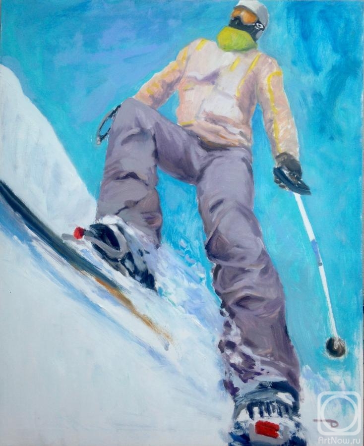 Dymant Anatoliy. Skier