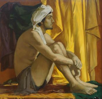 A young man in a turban. Tupeiko Ivan