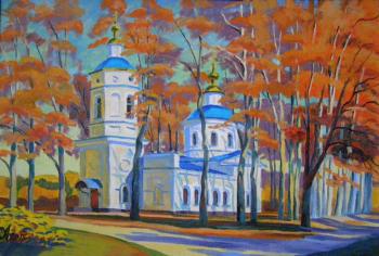 Church. Autumn. Homyakov Aleksey