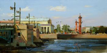 It's a wonderful day for a walk. St. Petersburg, Palace Emb. Shalaev Alexey