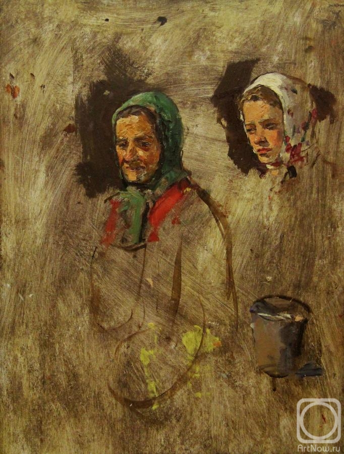 Gremitskikh Vladimir. Two female heads