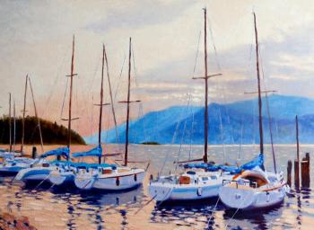 Evening on lake Garda