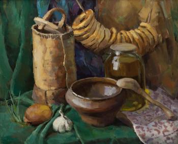 Still life with bagels (). Burtsev Evgeny