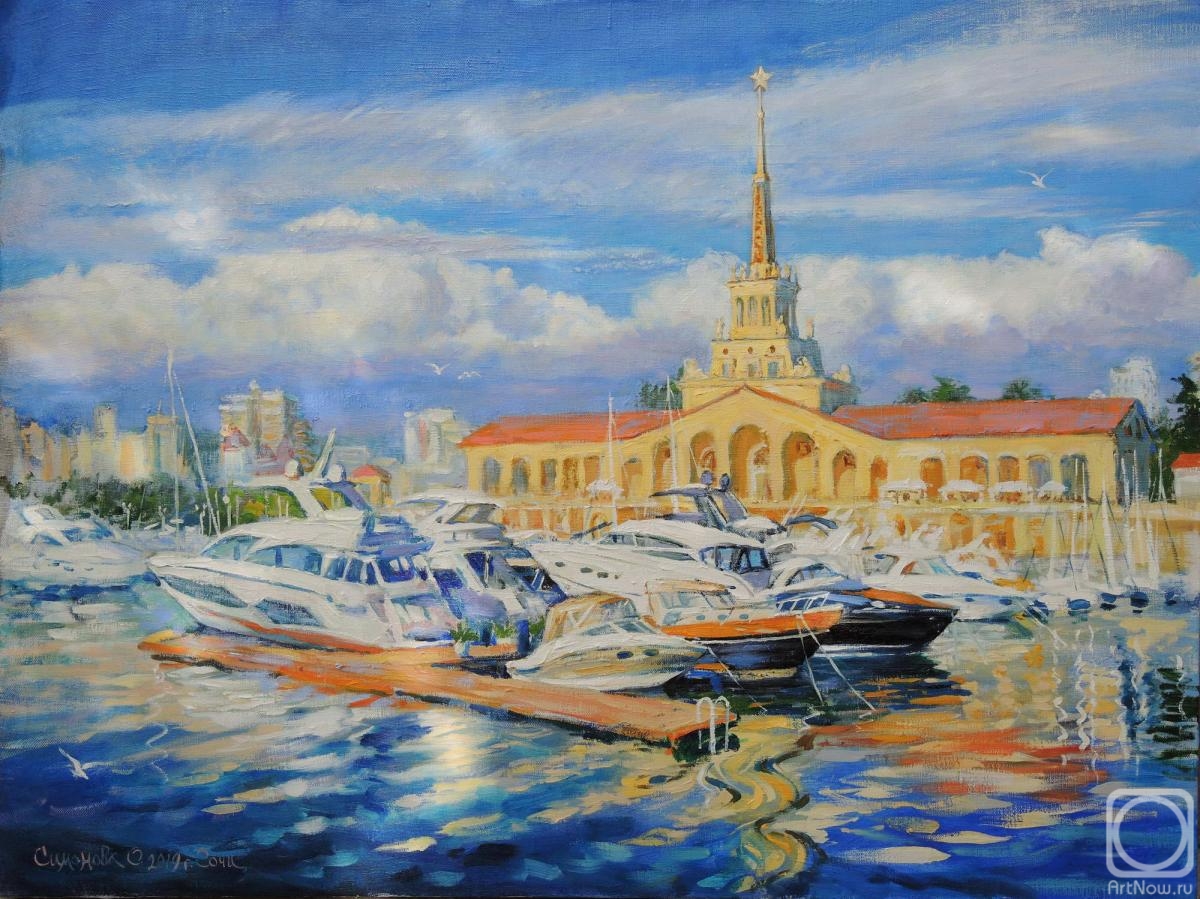 Simonova Olga. Sochi seaport