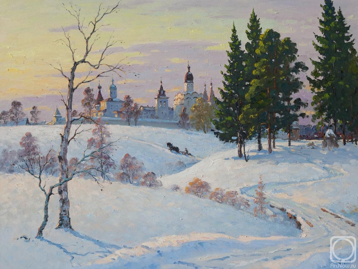 Alexandrovsky Alexander. Winter morning in Ferapontovo