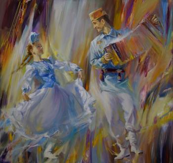 Dance with accordion (Tatar). Murtazin Ildus