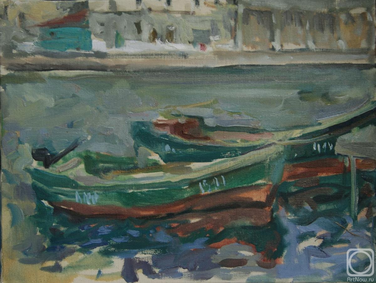 Kasyankova Nina. Boats in a mist