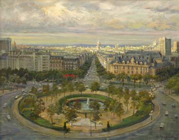 Place de Italy. Paris. Loukianov Victor