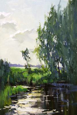 Pond in the village of Kuznetsovo (). Nesterchuk Stepan