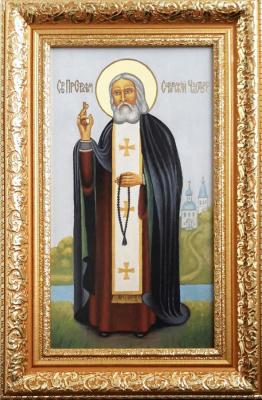 Icon "St. Seraphim Of Sarov The Wonderworker". Markoff Vladimir
