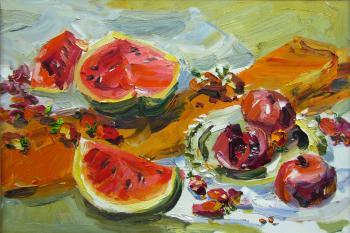 Still life with watermelon. Krivenko Peter