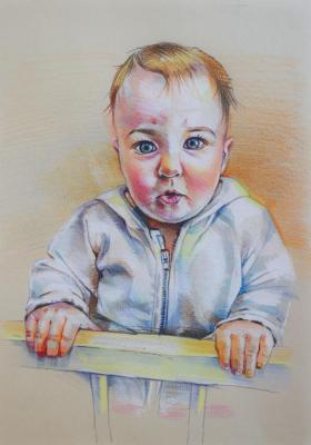 Children's portrait. Pomazkova Viktoria