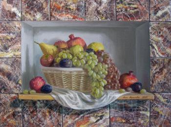 Fruit in a niche. Krasnova Nina