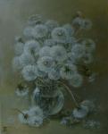 Panina Kira. A bouquet of fluffy dandelions