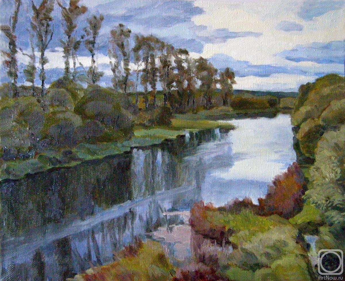 Homyakov Aleksey. River Protva in the outskirts of Borovsk
