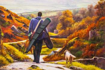 The road home. After a successful hunt. Romm Alexandr
