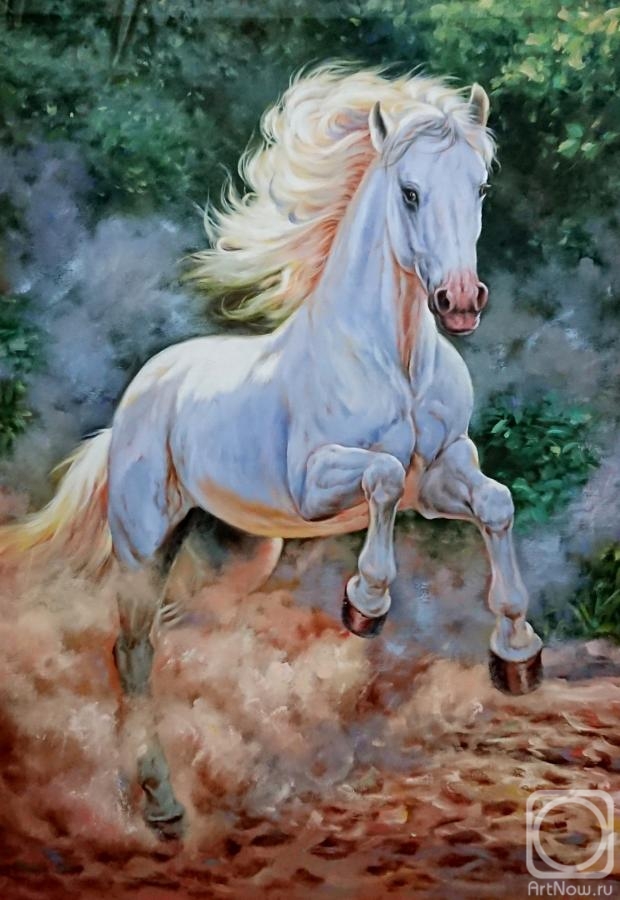 Bruno Tina. White horse