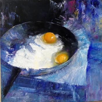 Fried eggs (). Sotnikova Diana