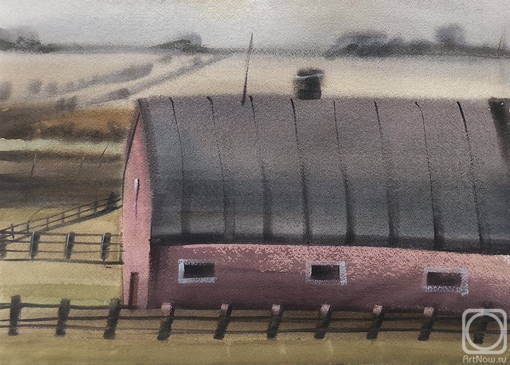 Abramova Tatyana. Landscape n.45_old barn