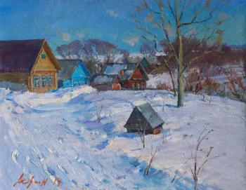 Winter in Village. Yurgin Alexander