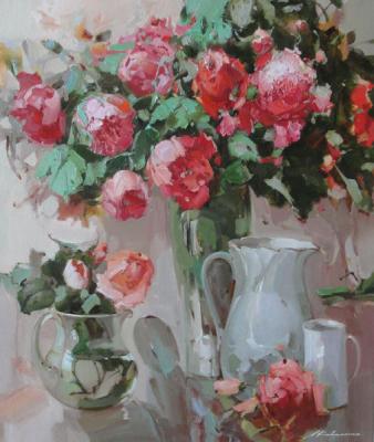 Pink roses (Bouguets). Kovalenko Lina