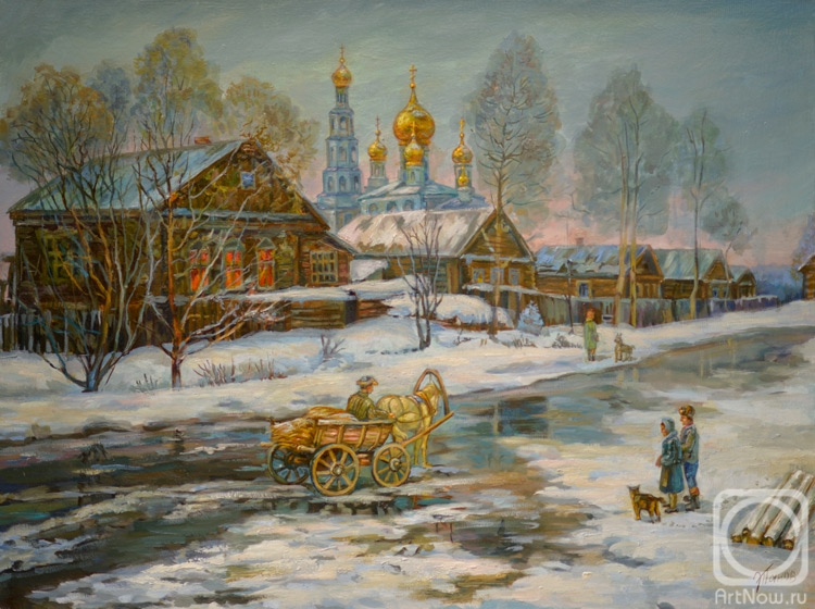 Panov Eduard. March in the village